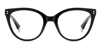 Polaroid Pld D585 807 Occhiali Da Vista Neri Per Donna (solo Montatura) In Black