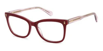 Polaroid Pld D586 C9a Occhiali Da Vista Rossi Per Donna (solo Montatura)
