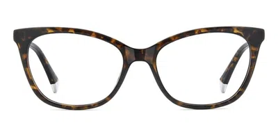 Polaroid Pld D587 086 Occhiali Da Vista Tartarugatishell Per Donna (solo Montatura) In Brown