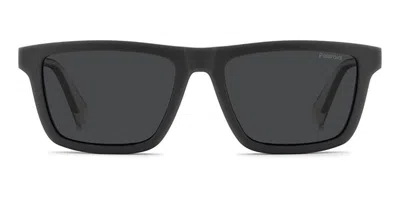 Polaroid Pld D590/c With Clip-on O6w/m9 Men's Glasses Black Size 55 - Free Lenses - Blue Light Block Availabl