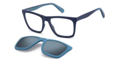 Polaroid Pld D591/c With Clip-on Fll/5x Men's Glasses  Size 55 - Free Lenses - Blue Light Block Available
