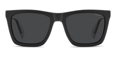 Polaroid Pld D591/c With Clip-on O6w/m9 Occhiali Da Vista Neri Per Uomo (solo Montatura) In Black