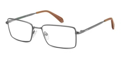 Polaroid Pld D595 R80 Men's Glasses Gunmetal Size 55 - Free Lenses - Blue Light Block Available In Gray