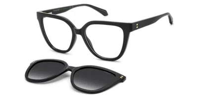 Polaroid Pld D596/c With Clip-on 08a/wj Women's Glasses Black Size 53 - Free Lenses - Blue Light Block Availa