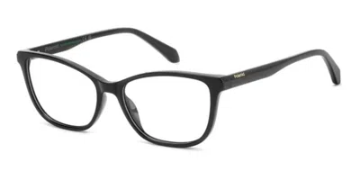 Polaroid Pld D597 807 Occhiali Da Vista Neri Per Donna (solo Montatura) In Black