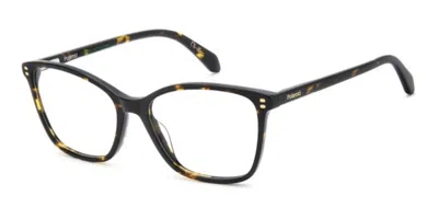 Polaroid Pld D608 086 Occhiali Da Vista Tartarugatishell Per Donna (solo Montatura) In Brown
