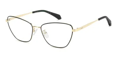 Polaroid Pld D611/g Vestibilità Orientale 2m2 Occhiali Da Vista Neri Per Donna (solo Montatura)