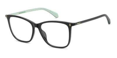 Polaroid Pld D614 807 Occhiali Da Vista Neri Per Donna (solo Montatura) In Black