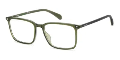 Polaroid Pld D615 4c3 Occhiali Da Vista Verdi Per Uomo (solo Montatura)