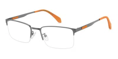 Polaroid Pld D619/g Vestibilità Orientale Kj1 Occhiali Da Vista Gunmetal Per Uomo (solo Montatura) In Gray