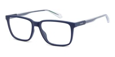 Polaroid Pld D621 Fll Occhiali Da Vista Blu Per Uomo (solo Montatura) In Blue