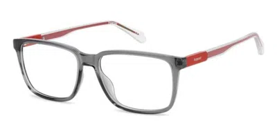 Polaroid Pld D621 Kb7 Men's Glasses Clear Size 56 - Free Lenses - Blue Light Block Available In Gray