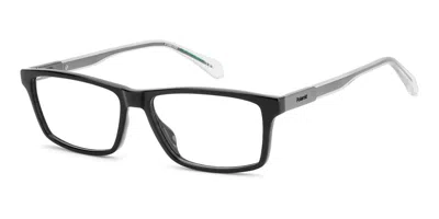 Polaroid Pld D635 807 Men's Glasses Black Size 56 - Free Lenses - Blue Light Block Available In Multi