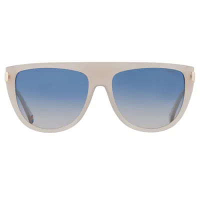 Polaroid Polarized Blue Browline Ladies Sunglasses Pld 6221/s/x 010a/z7 57