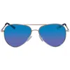Polaroid Polarized Blue Pilot Unisex Sunglasses Pld 6012/n 0j5g/jy 56 In Multi