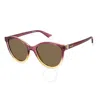 Polaroid Polarized Bronze Cat Eye Ladies Sunglasses Pld 4133/s/x 0s2n/sp 55