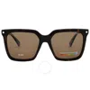 Polaroid Polarized Bronze Square Ladies Sunglasses Pld4115sx 0086/sp 54