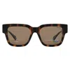Polaroid Polarized Bronze Square Unisex Sunglasses Pld 6198/s/x 0086/sp 52 In Brown