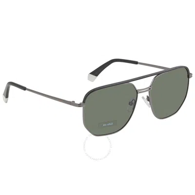 Polaroid Polarized Green Navigator Men's Sunglasses Pld 2090/s/x 0smf/uc 58