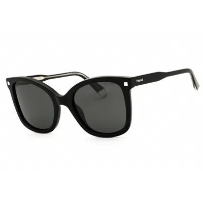 Polaroid Polarized Grey Butterfly Ladies Sunglasses Pld 4151/s/x 0807/m9 53 In ["grey","black"]