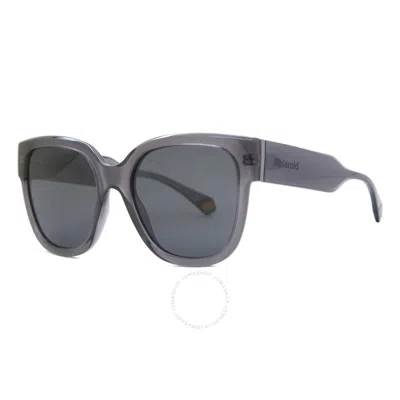 Polaroid Polarized Grey Butterfly Ladies Sunglasses Pld 6167/s 0kb7/m9 55 In Gray