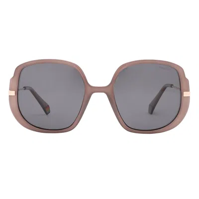 Polaroid Polarized Grey Butterfly Ladies Sunglasses Pld 6181/s 079u/m9 53