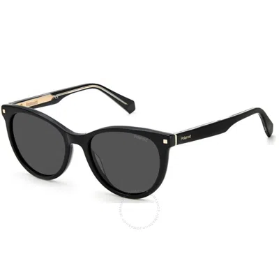 Polaroid Polarized Grey Cat Eue Ladies Sunglasses Pld 4111/s/x 0807/m9 53