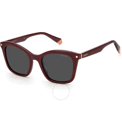 Polaroid Polarized Grey Cat Eye Ladies Sunglasses Pld 4110/s/x 0lhf/m9 51 In Brown