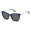 Polaroid Polarized Grey Cat Eye Ladies Sunglasses Pld 4144/s/x 0pjp/m9 52