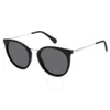 Polaroid Polarized Grey Cat Eye Ladies Sunglasses Pld 4146/s/x 0807/m9 53