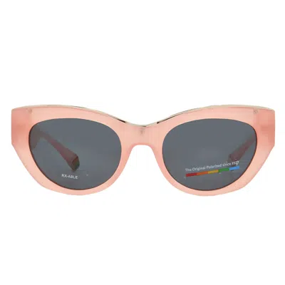 Polaroid Polarized Grey Cat Eye Ladies Sunglasses Pld 6199/s/x 035j/m9 50 In Pink