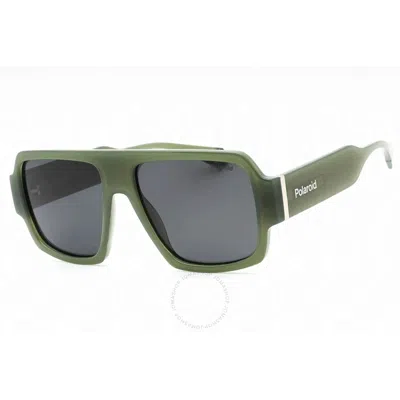 Polaroid Polarized Grey Navigator Unisex Sunglasses Pld 6209/s/x 01ed/m9 55