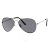 Polaroid Polarized Grey Pilot Men's Sunglasses Pld 4213/s 0a4x/y2 58