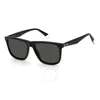 Polaroid Polarized Grey Rectangular Men's Sunglasses Pld 2102/s/x 0807/m9 55