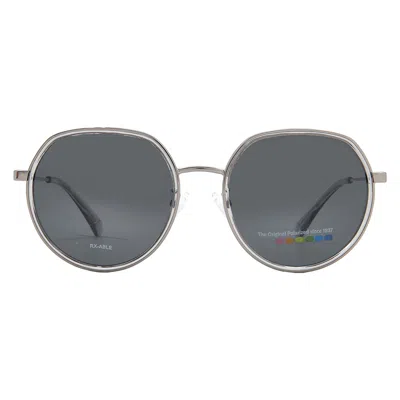 Polaroid Polarized Grey Round Ladies Sunglasses Pld 4160/g/s/x 06lb/m9 55 In Gray