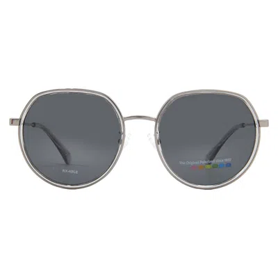 Polaroid Polarized Grey Round Ladies Sunglasses Pld 4160/g/s/x 06lb/m9 55 In Multi