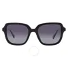 Polaroid Polarized Grey Shaded Square Ladies Sunglasses Pld 4095/s/x 0807/wj 53