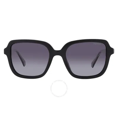 Polaroid Polarized Grey Shaded Square Ladies Sunglasses Pld 4095/s/x 0807/wj 53