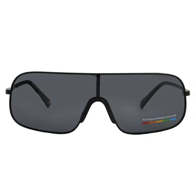 Polaroid Polarized Grey Shield Unisex Sunglasses Pld 6222/s 0003/m9 99