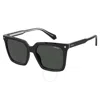 Polaroid Polarized Grey Square Ladies Sunglasses Pld 4115/s/x 0807/m9 54