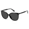 Polaroid Polarized Grey Square Ladies Sunglasses Pld 4125/g/s 0807/m9 57