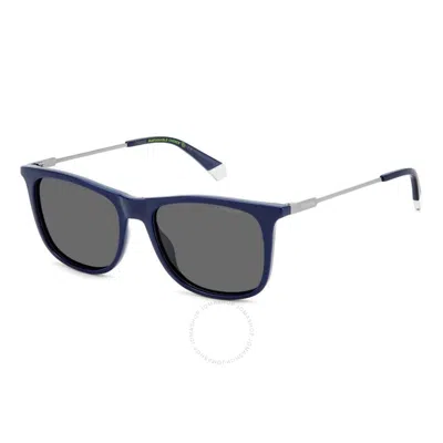 Polaroid Polarized Grey Square Ladies Sunglasses Pld 4145/s/x 0pjp/m9 55 In Black