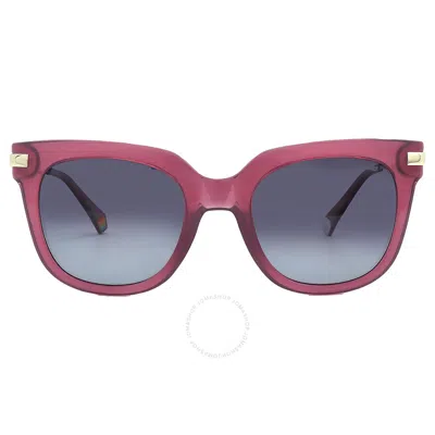 Polaroid Polarized Grey Square Ladies Sunglasses Pld 6180/s 0b3v/wj 51 In Pink