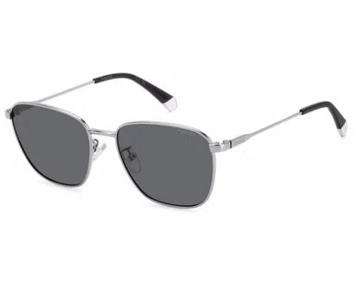 Polaroid Polarized Grey Square Men's Sunglasses Pld 4159/g/s/x 06lb/m9 56 In ["grey"]