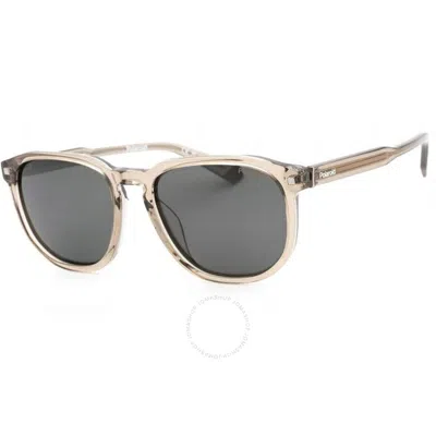 Polaroid Polarized Grey Square Men's Sunglasses Pld 4117/g/s/x 0690/m9 55 In Gray