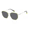 Polaroid Polarized Grey Square Unisex Sunglasses Pld 6214/s/x 0ku2/m9 56