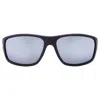 Polaroid Polarized Grey Wrap Men's Sunglasses Pld 7010/s 0oit/ex 64 In Black
