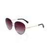 Polaroid Polarized Purple Gradient Oval Ladies Sunglasses Pld 4090/s 0s9e/jr 58