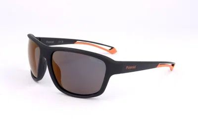Polaroid Polarized Red Multilayer Sport Unisex Sunglasses Pld 7049/s 08lz/bg 62 In Black
