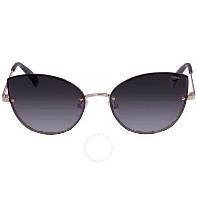 Polaroid Polarized Violet Shaded Cat Eye Ladies Sunglasses Pld 4092/s 0s9e/wj 58